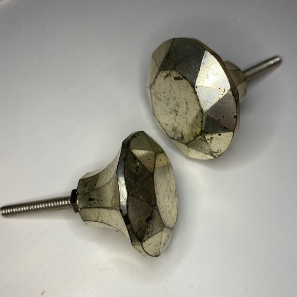 Zara Home - Faceted Mercurised Knobes Set of 8 - Picture 3 of 4